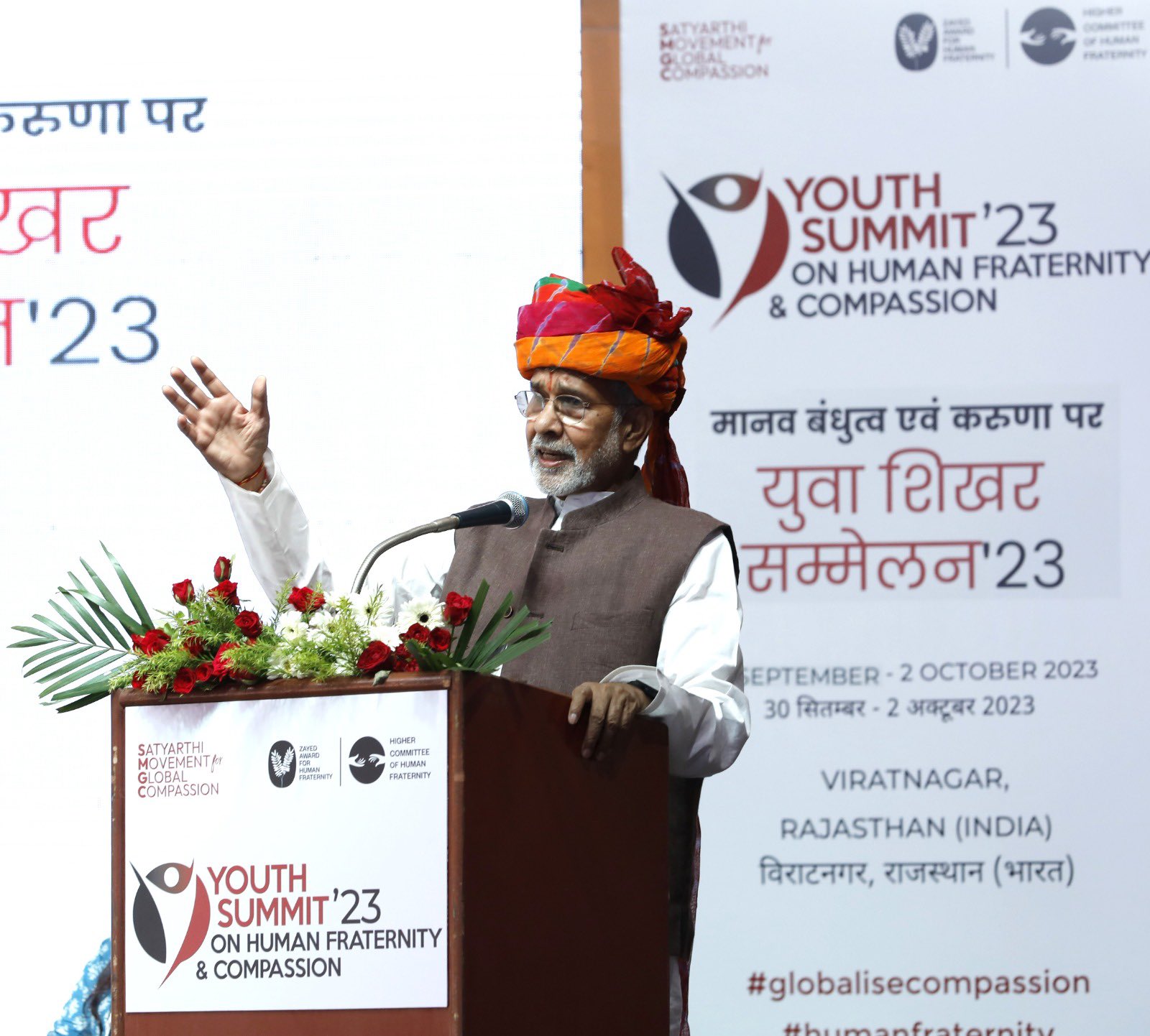 Nobel Laureate Kailash Satyarthi Calls for Global Compassion in Action